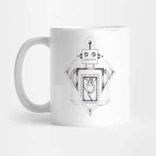 Robot in Love Mug